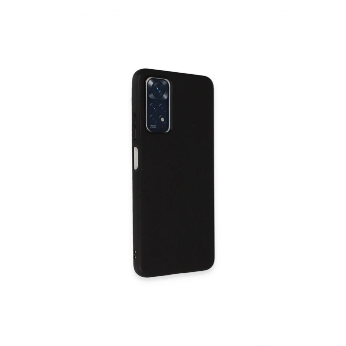 Xiaomi Redmi Note 11 Pro ile Uyumlu Kumaş Dokulu Sert Silikon Kılıf