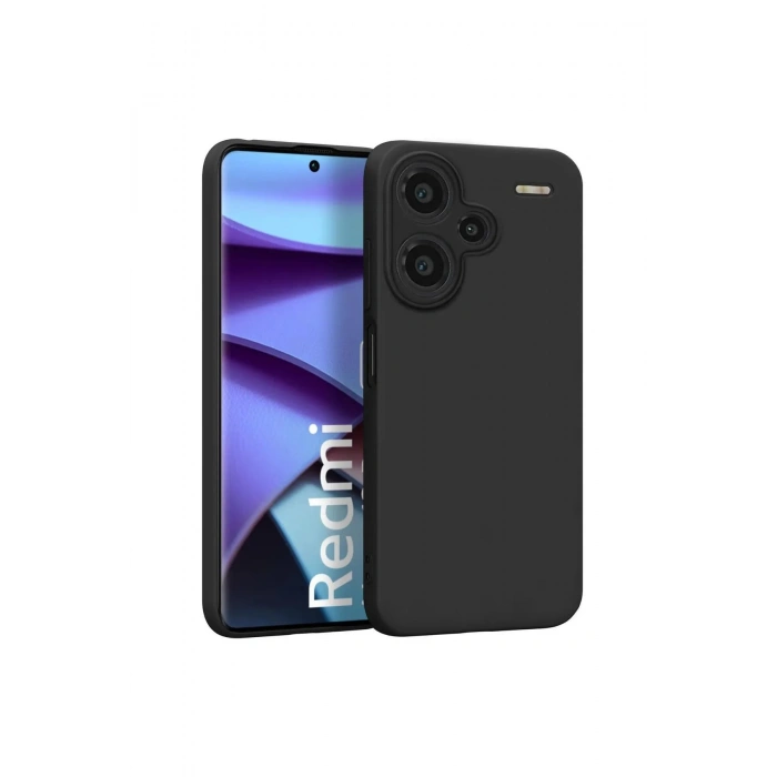 Xiaomi Redmi Note 13 Pro Plus 5G ile Uyumlu Kamera Korumalı Esnek Silikon Telefon Kılıfı
