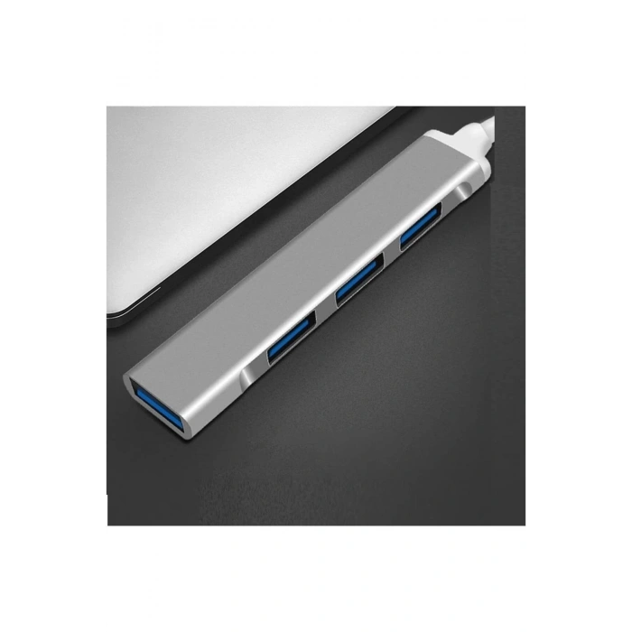 Type-C to USB 3.0 Çevirici 4 Port OTG Özellikli Telefon Tablet Bilgisayar Tüm Cihazlarla Uyumlu