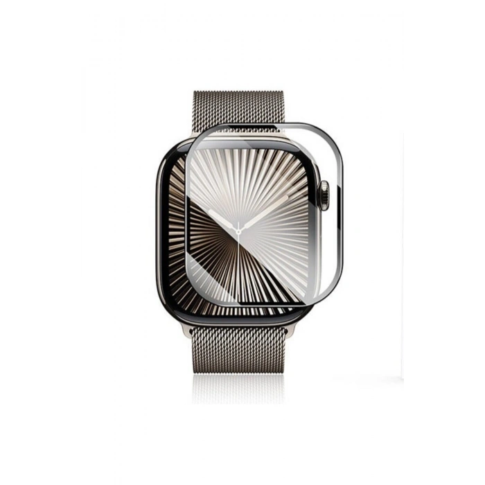 Apple Watch 10 46mm Ekran Koruyucu Şeffaf Polymer Nano Ppm Ekran Filmi