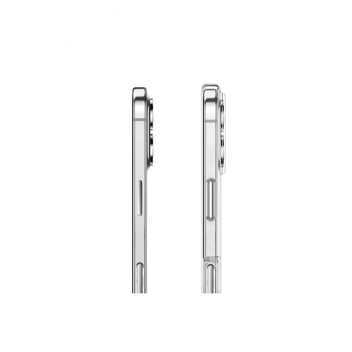iPhone 16 Pro ile Uyumlu Magsafe Şarj Özellikli Ultra İnce Sararmaz Şeffaf PC Minimalist Kılıf