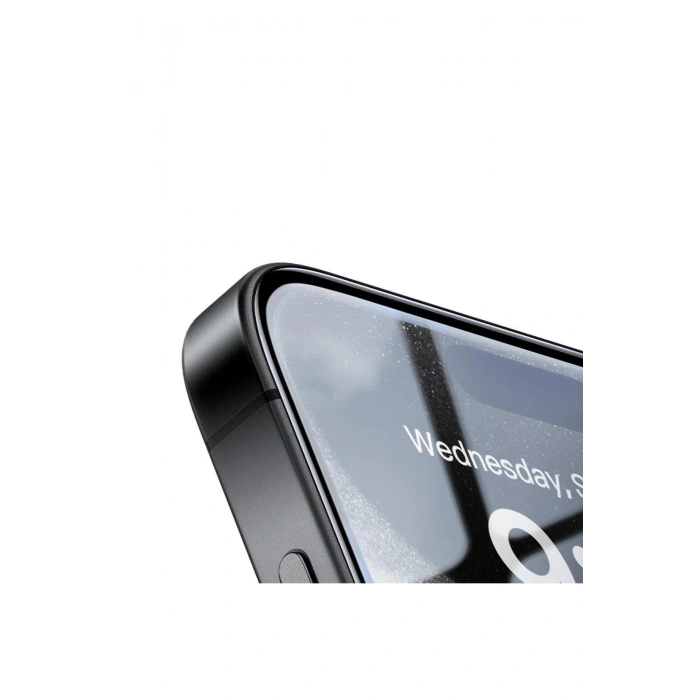 iPhone 16 Pro (6.3) HD Kırılmaz Cam Tam Kaplayan Ekran Koruyucu