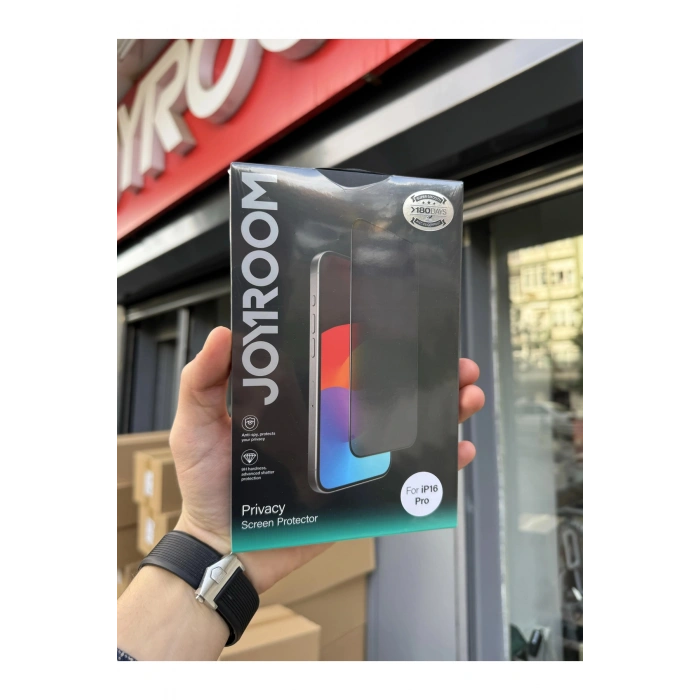 iPhone 16 Pro (6.3) Hayalet Kırılmaz Cam Tam Kaplayan Ekran Koruyucu