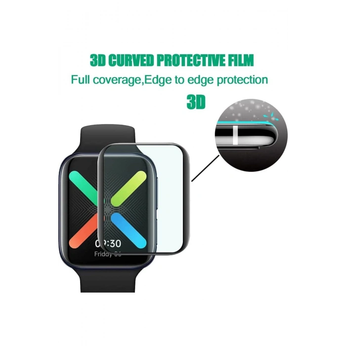 Oppo Akıllı Saat 46mm Uyumlu Polymer Nano PPM Ekran Koruyucu