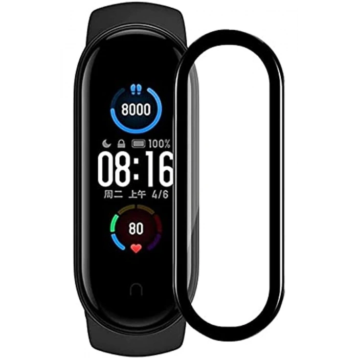 Xiaomi Mi Band 6 Akıllı Saat Uyumlu Polymer Nano PPM Ekran Koruyucu