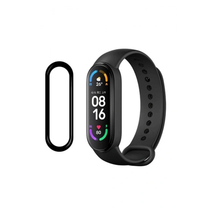 Xiaomi Mi Band 6 Akıllı Saat Uyumlu Polymer Nano PPM Ekran Koruyucu