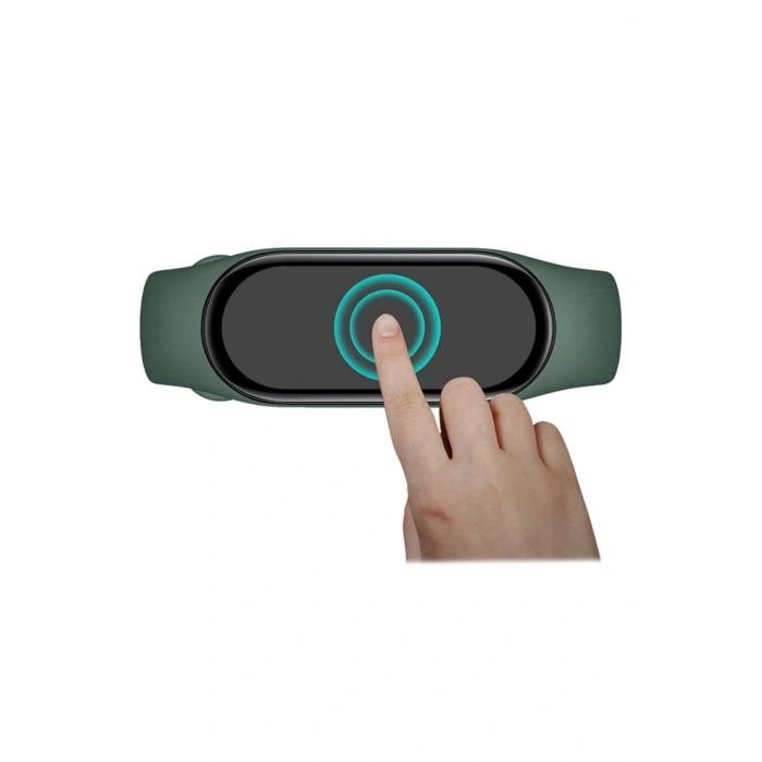 Xiaomi Mi Band 7 Uyumlu Akıllı Saat Uyumlu Polymer Nano PPM Ekran Koruyucu