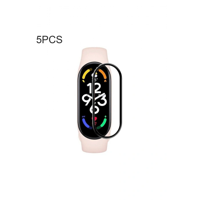 Xiaomi Mi Band 7 Uyumlu Akıllı Saat Uyumlu Polymer Nano PPM Ekran Koruyucu