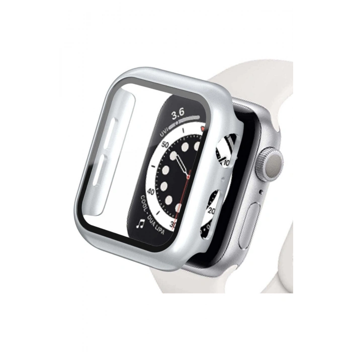 Apple Watch 1. - 2. - 3. Nesil Uyumlu 38 mm Kasa Koruyuculu Camlı Ekran Koruyucu