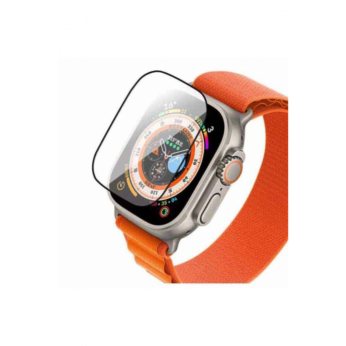 Apple Watch Ultra / Ultra 2 İle Tam Uyumlu 49mm Temperli Cam Ekran Koruyucu