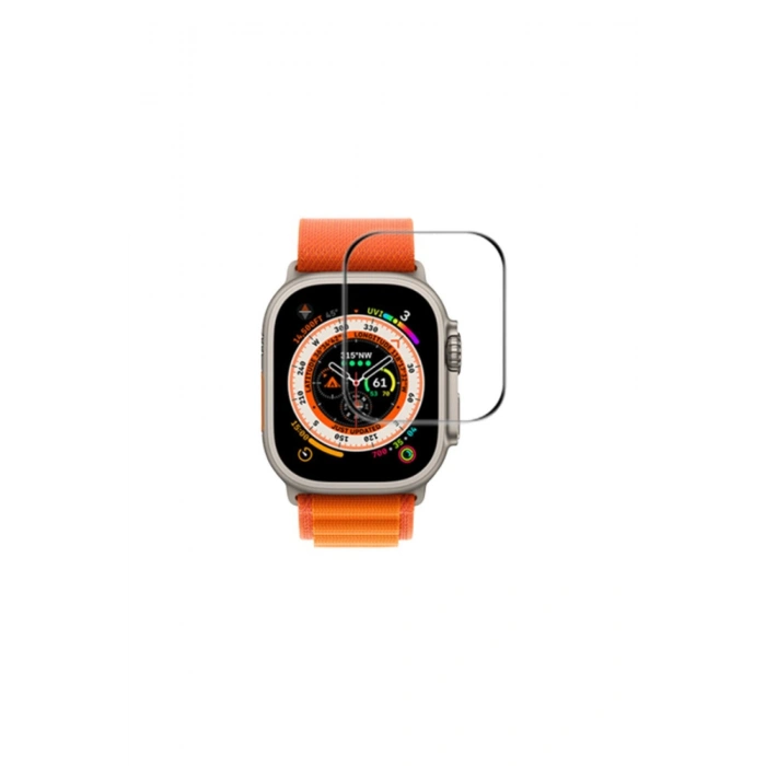 Apple Watch Ultra / Ultra 2 İle Tam Uyumlu 49mm Temperli Cam Ekran Koruyucu