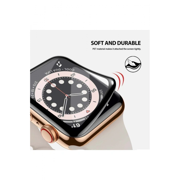 Apple Watch 2 3 4 5 6 Se 42 MM Uyumlu Tam Kaplayan Esnek Nano Ekran Koruyucu