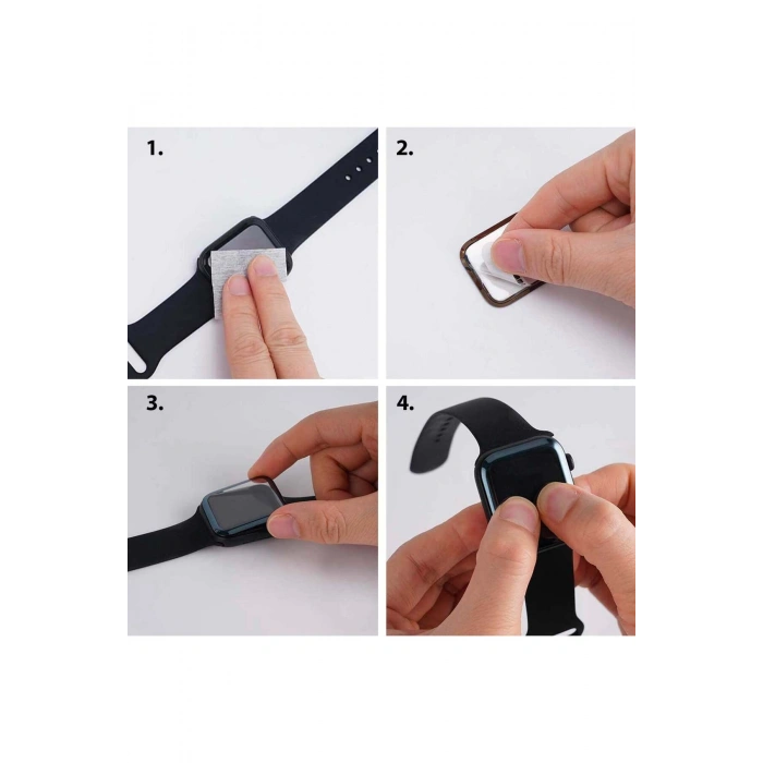 Apple Watch Series 10 46 MM Uyumlu Tam Kaplayan Esnek Nano Ekran Koruyucu