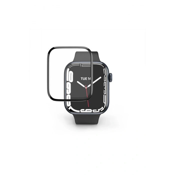Apple Watch Series 7 8 9 41 MM Uyumlu Tam Kaplayan Esnek Nano Ekran Koruyucu