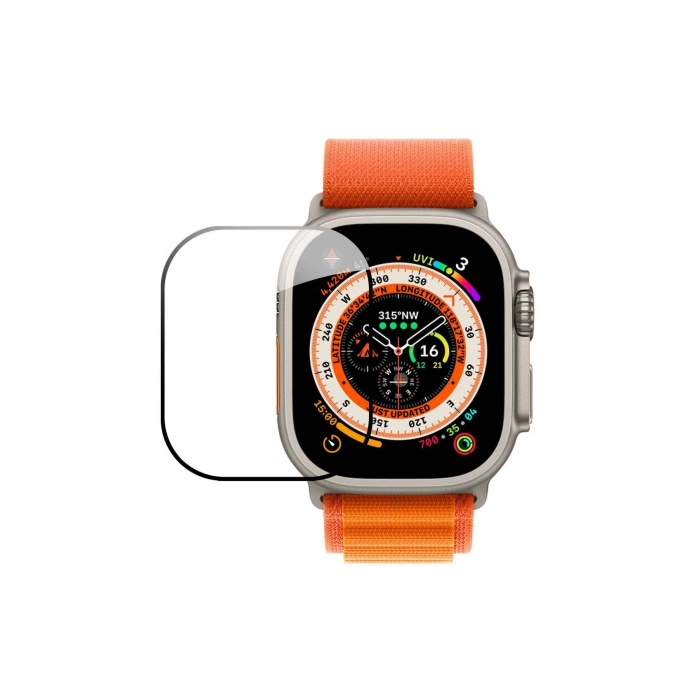 Apple Watch Ultra ve Ultra 2 ile Uyumlu Tam Kaplayan Esnek Nano Ekran Koruyucu