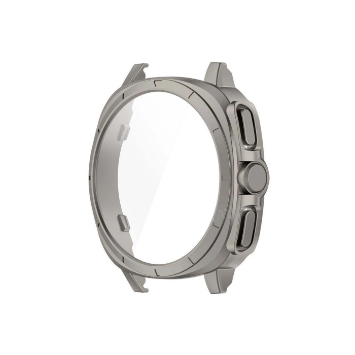 Samsung Galaxy Watch 7 Uyumlu 44mm Ultra Dönüştürücü Titanium Kasalı Ekran Koruyucu