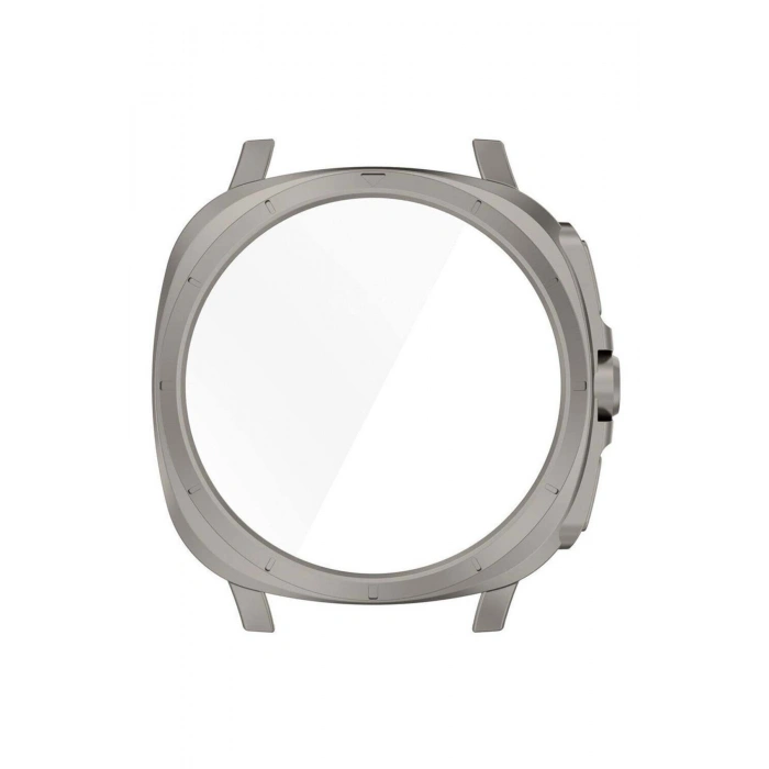 Samsung Galaxy Watch 7 Uyumlu 44mm Ultra Dönüştürücü Titanium Kasalı Ekran Koruyucu