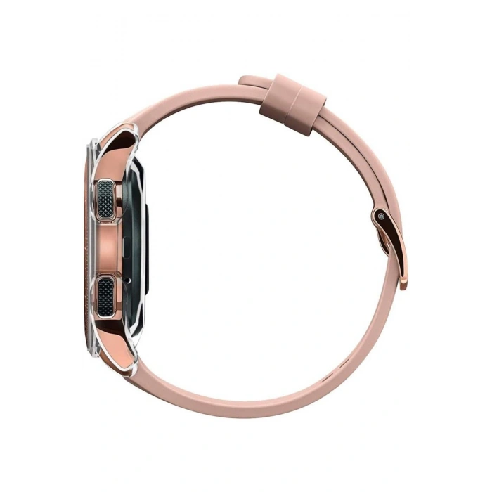 Galaxy Watch 5-4 Uyumlu 40mm 360 Koruma Şeffaf Silikon Kasa ve Ekran Koruyucu