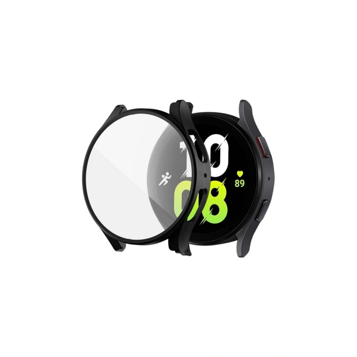 Samsun Galaxy Watch GT3 Uyumlu 46mm Renkli Sert PC Ekran Korumalı Kasa Koruyucu