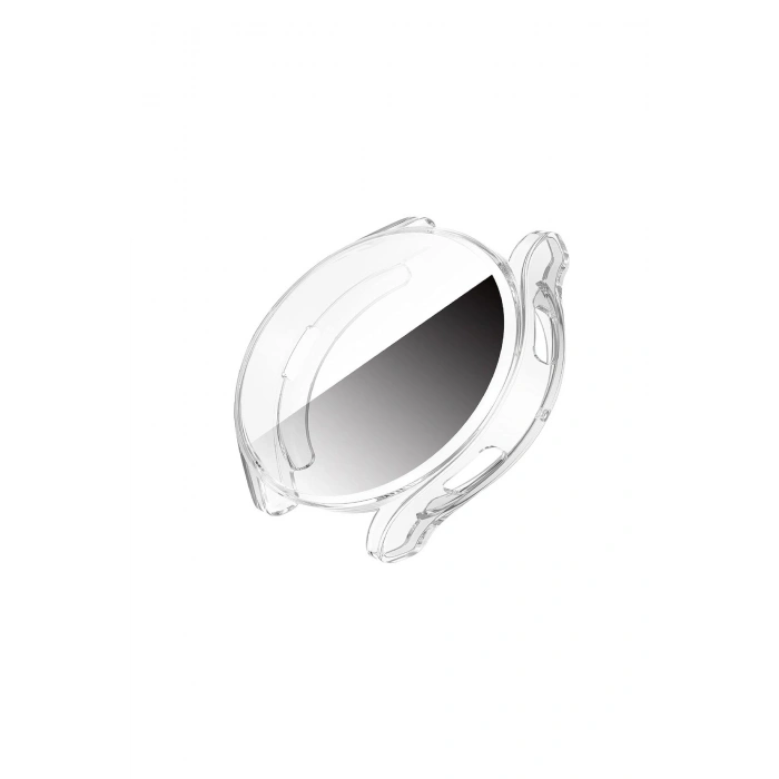 Galaxy Watch Seri 5/4 Uyumlu 44mm Şeffaf 360 Silikon Birebir Tam Uyum Ekran Kasa Koruyucu