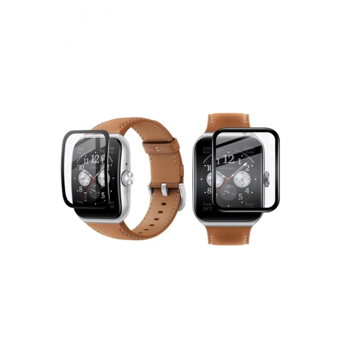 Oppo Watch 46 MM ile Uyumlu Esnek Polymer Nano Kırılmaz Ekran Koruyucu