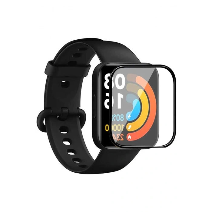 Xiaomi Redmi Watch 2 Lite ile Uyumlu Esnek Polymer Nano Kırılmaz Ekran Koruyucu