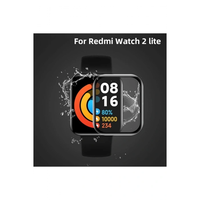 Xiaomi Redmi Watch 2 Lite ile Uyumlu Esnek Polymer Nano Kırılmaz Ekran Koruyucu