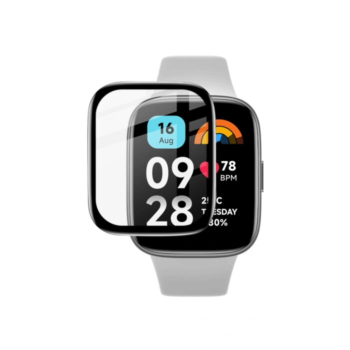 Xiaomi Redmi Watch 3 Active ile Uyumlu Esnek Polymer Nano Kırılmaz Ekran Koruyucu