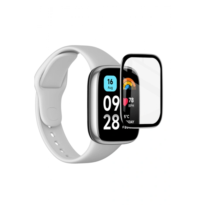 Xiaomi Redmi Watch 3 Active ile Uyumlu Esnek Polymer Nano Kırılmaz Ekran Koruyucu