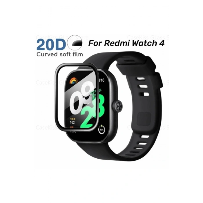 Xiaomi Redmi Watch 4 ile Uyumlu Esnek Polymer Nano Kırılmaz Ekran Koruyucu