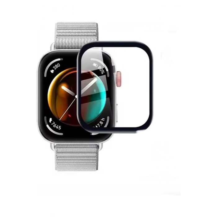 Huawei Watch Fit 3 ile Uyumlu Esnek Polymer Nano Kırılmaz Ekran Koruyucu