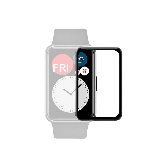 Huawei Watch Fit 46MM ile Esnek Polymer Nano Kırılmaz Ekran Koruyucu