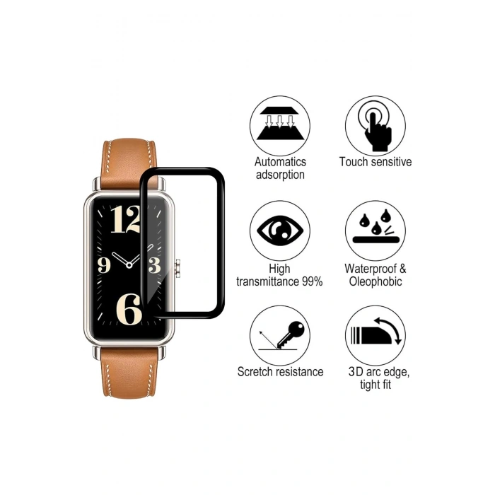 Huawei Watch Fit Mini ile Uyumlu Esnek Polymer Nano Kırılmaz Ekran Koruyucu