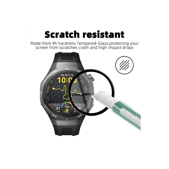Huawei Watch GT5 41mm ile Birebir Uyumlu Polymer Nano PPM Esnek Ekran Koruyucu