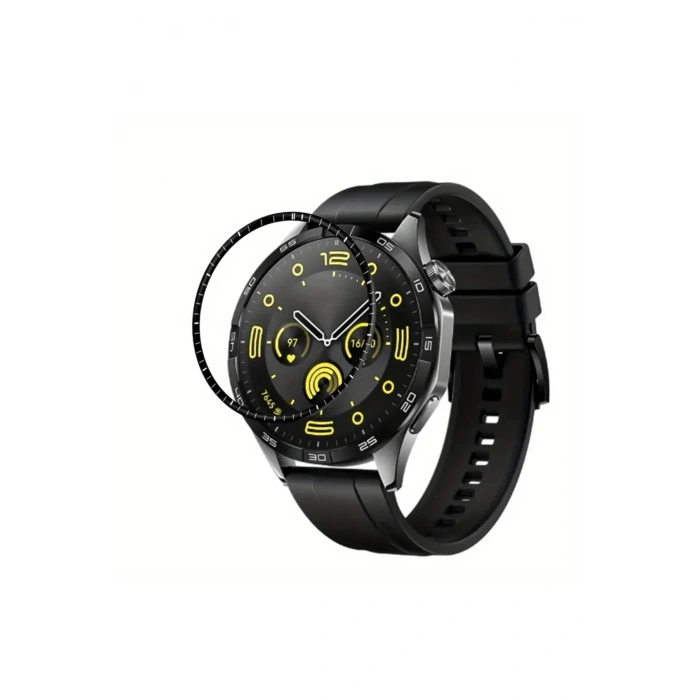 Huawei Watch GT5 46mm ile Birebir Uyumlu Polymer Nano PPM Esnek Ekran Koruyucu
