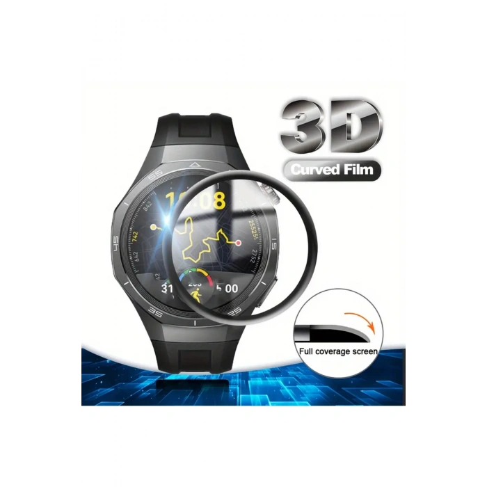 Huawei Watch GT6 GT6 Pro GT5 46MM Esnek Polimer Nano Tam Kaplayan Ekran Koruyucu