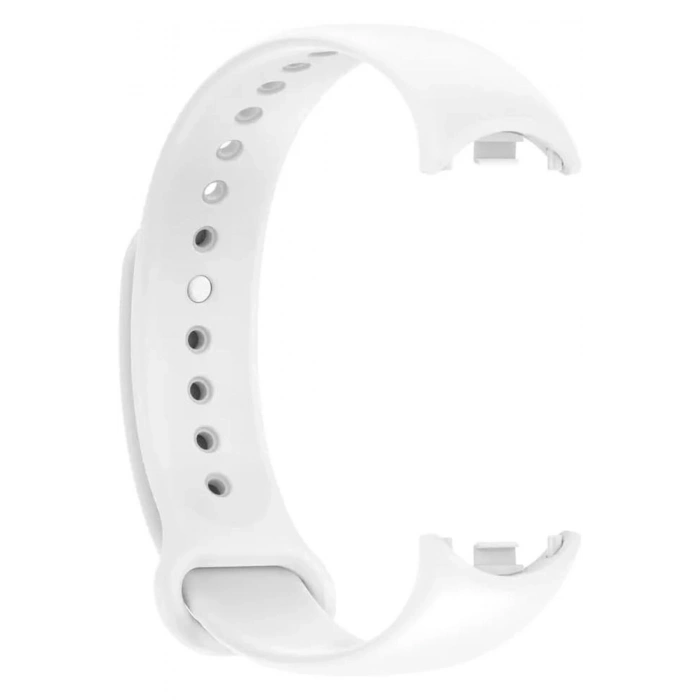 Xiaomi Mi Band 8 ile Birebir Uyumlu Kolay Takılıp Çıkarılabilen Renkli Esnek Haki Silikon Kordon
