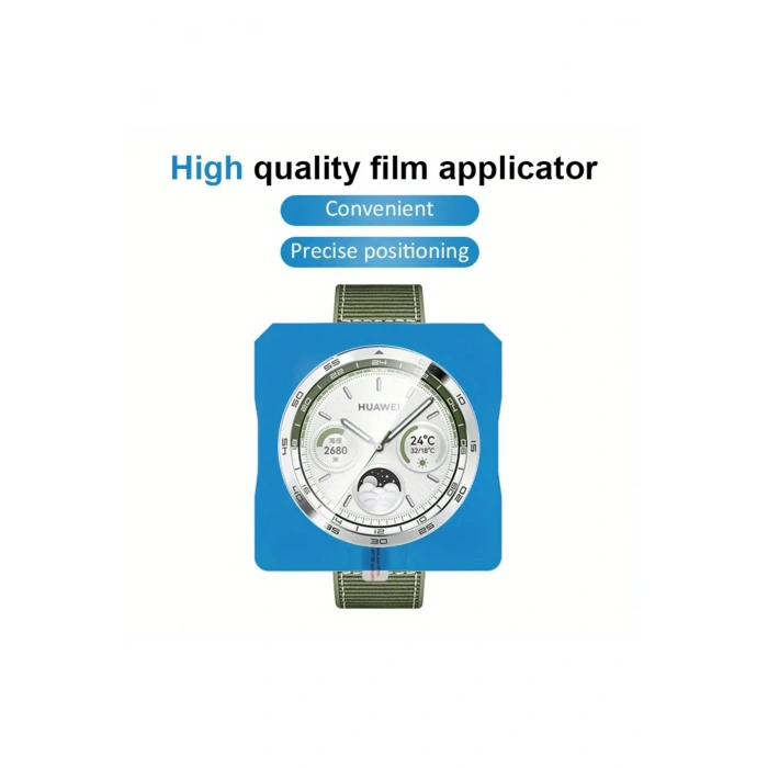 Huawei Watch GT6 GT5 41MMUyumlu Kolay Kurulum Aparatlı 9h Temperli Cam Hd Netlik Ekran Koruyucu