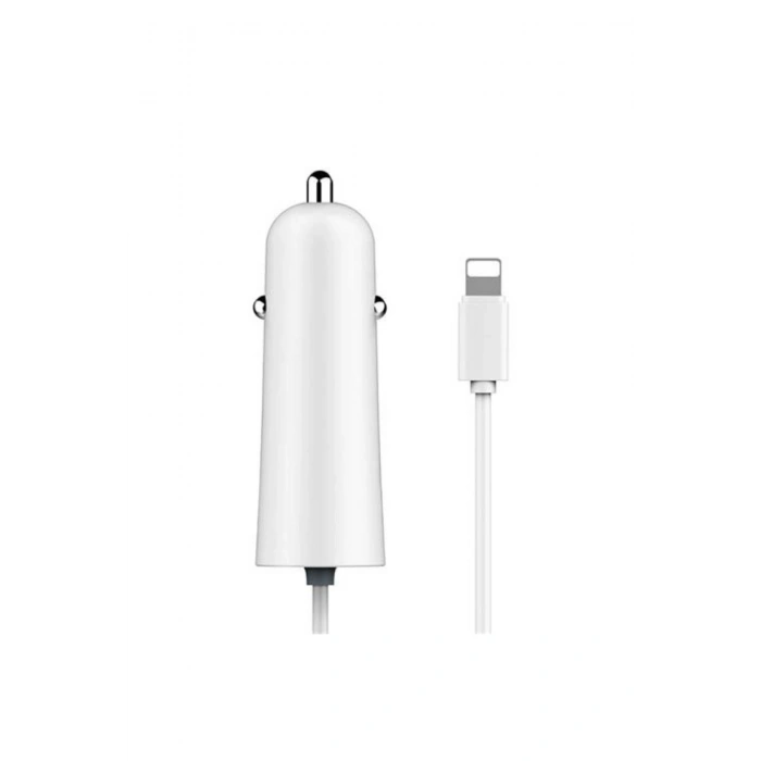 iPhone 6/7/8/X/XR/XsMax/11/12/13/14 Serileri ile Uyumlu Araç İçi Çakmaklık Şarj Başlığı ve Kablo Set