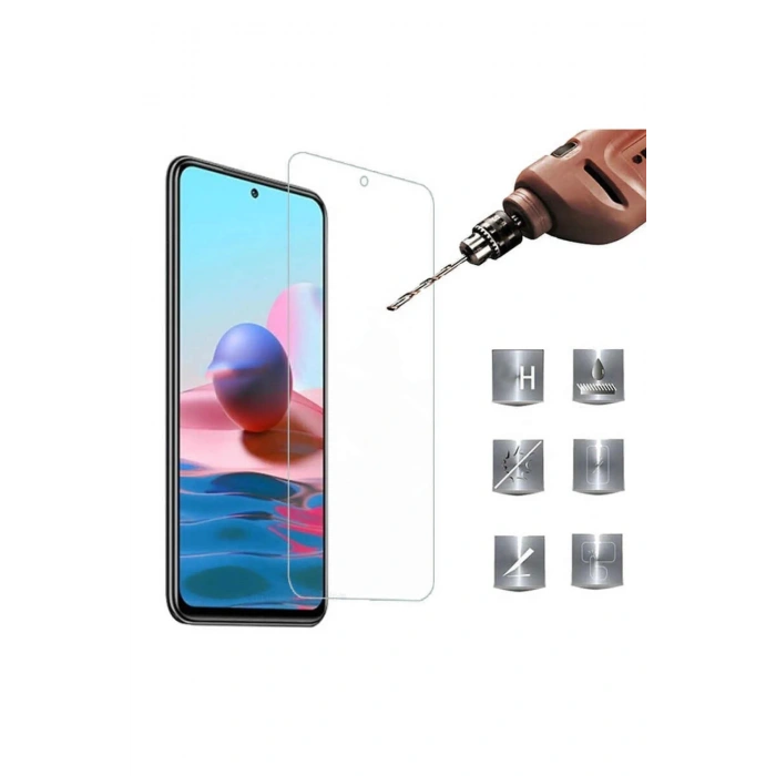Tecno Pova Neo 2 ile Uyumlu 9H Kristal Netlik Temperli Cam Ekran Koruyucu
