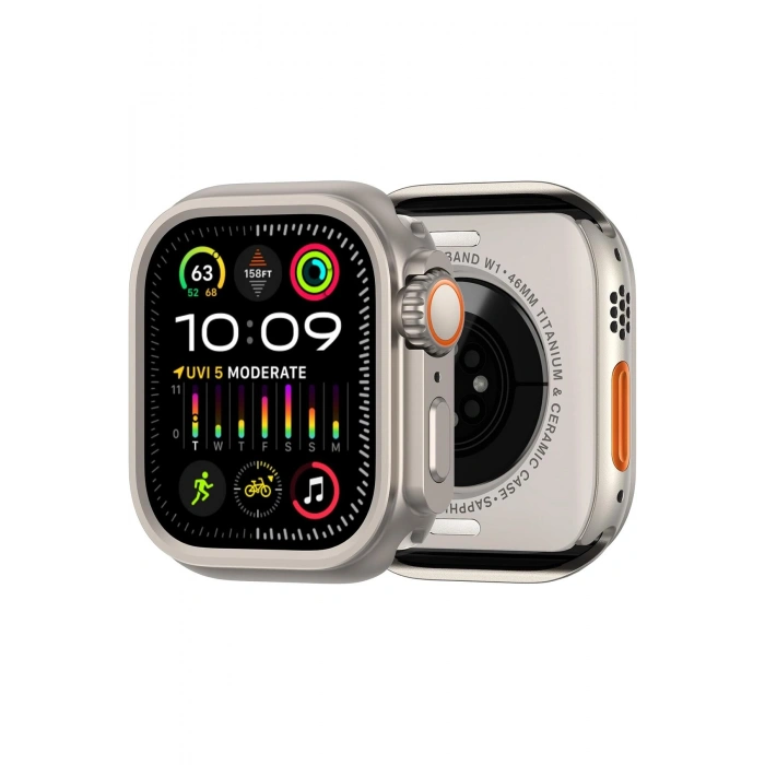 10. Nesil Uyumlu 42mm Akıllı Saati Ekran Koruyuculu Kasa Kiti Apple Watch 10 Ultra Dönüştürücü