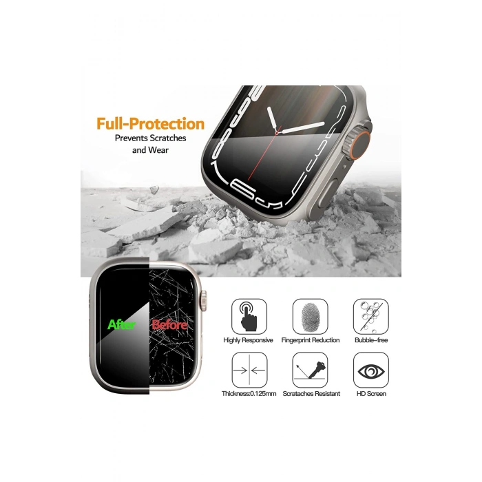 10. Nesil Uyumlu 42mm Akıllı Saati Ekran Koruyuculu Kasa Kiti Apple Watch 10 Ultra Dönüştürücü