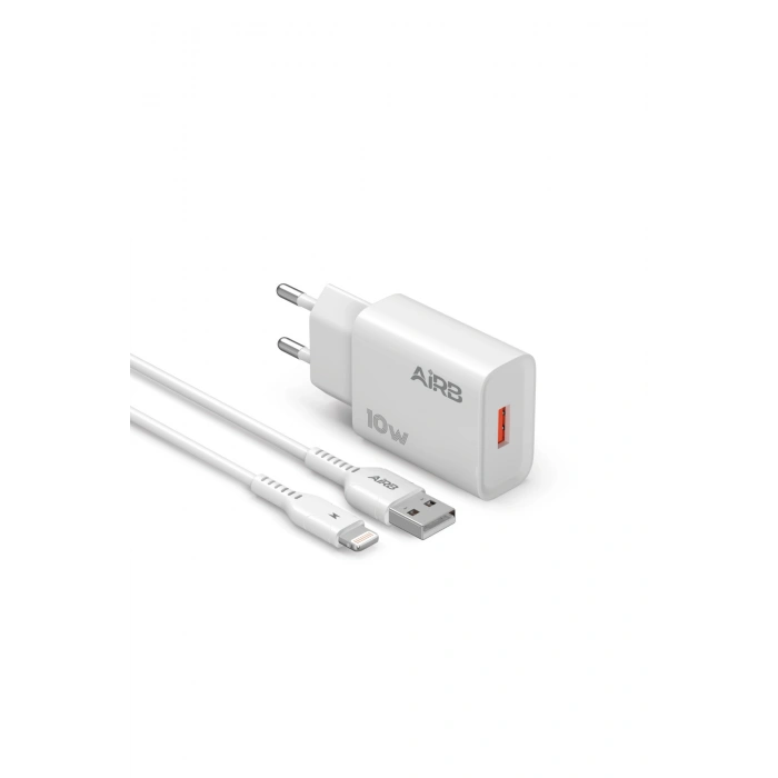 iPhone 6/7/8/X/11/12/13/14 Serileri ile Uyumlu 10W  1.2A USB-A to Lightning Şarj Seti