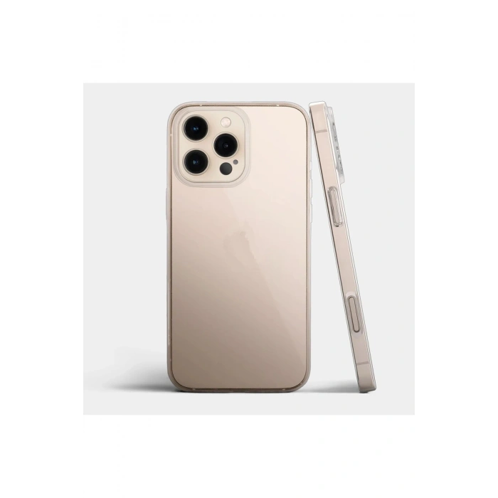 Apple iPhone 16 Pro Max ile Uyumlu Sararmaz Sert PC Kristal Netlikte Minimalist Şeffaf Kılıf