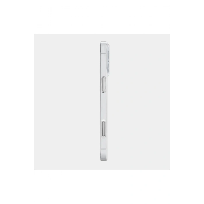 Apple iPhone 16 Plus ile Uyumlu Sararmaz Sert PC Kristal Netlikte Minimalist Şeffaf Kılıf