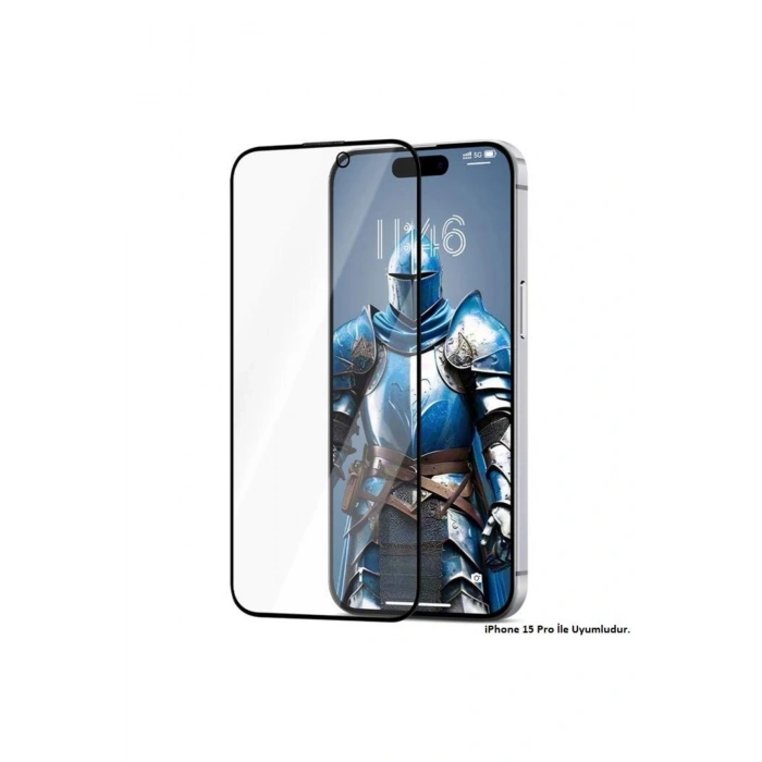 İphone 15 Pro Uyumlu Gerçek Corning Gorilla Glass Cam Ekran Koruyucu