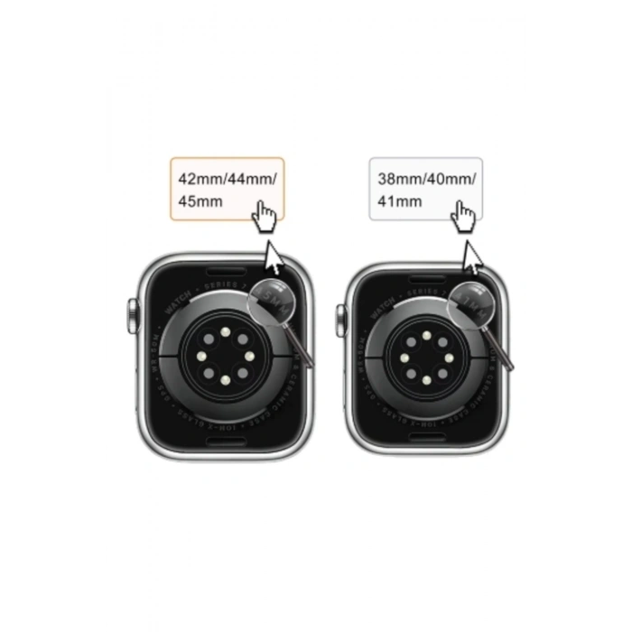 Apple Watch 41/40/38Mm Series 10/11(42MM)/9/8/7/SE1-2-3/6 Uyumlu Çift Renk İşlemeli Metal Lüx Kordon