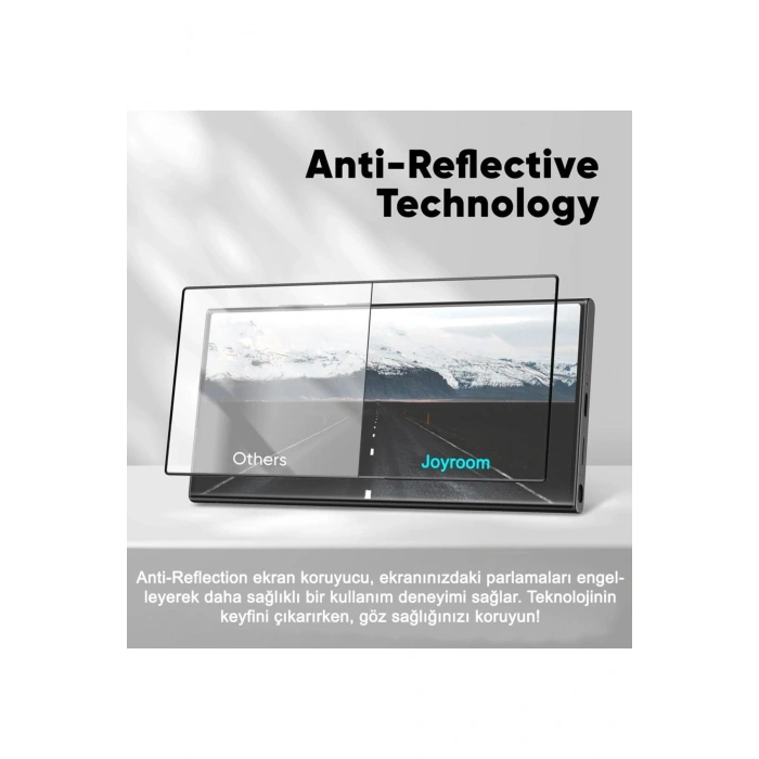 İphone 16 Pro Anti-Reflection Gerçek Gorilla Glass Cam Ekran Koruyucu