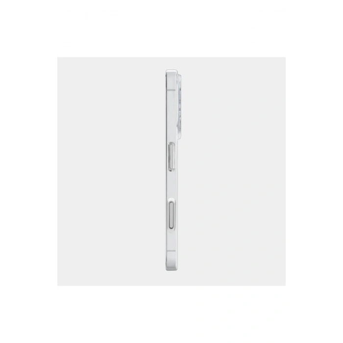 Apple iPhone 16 Pro ile Uyumlu Sararmaz Sert PC Kristal Netlikte Minimalist Şeffaf Kılıf