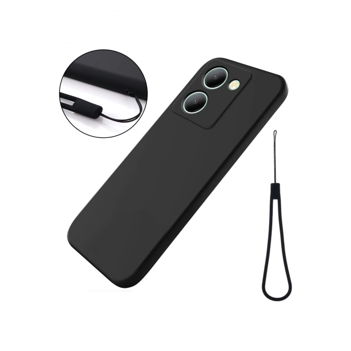 Vivo Y36 ile Uyumlu Soft Dokulu Yumuşak Esnek Telefon Kılıfı